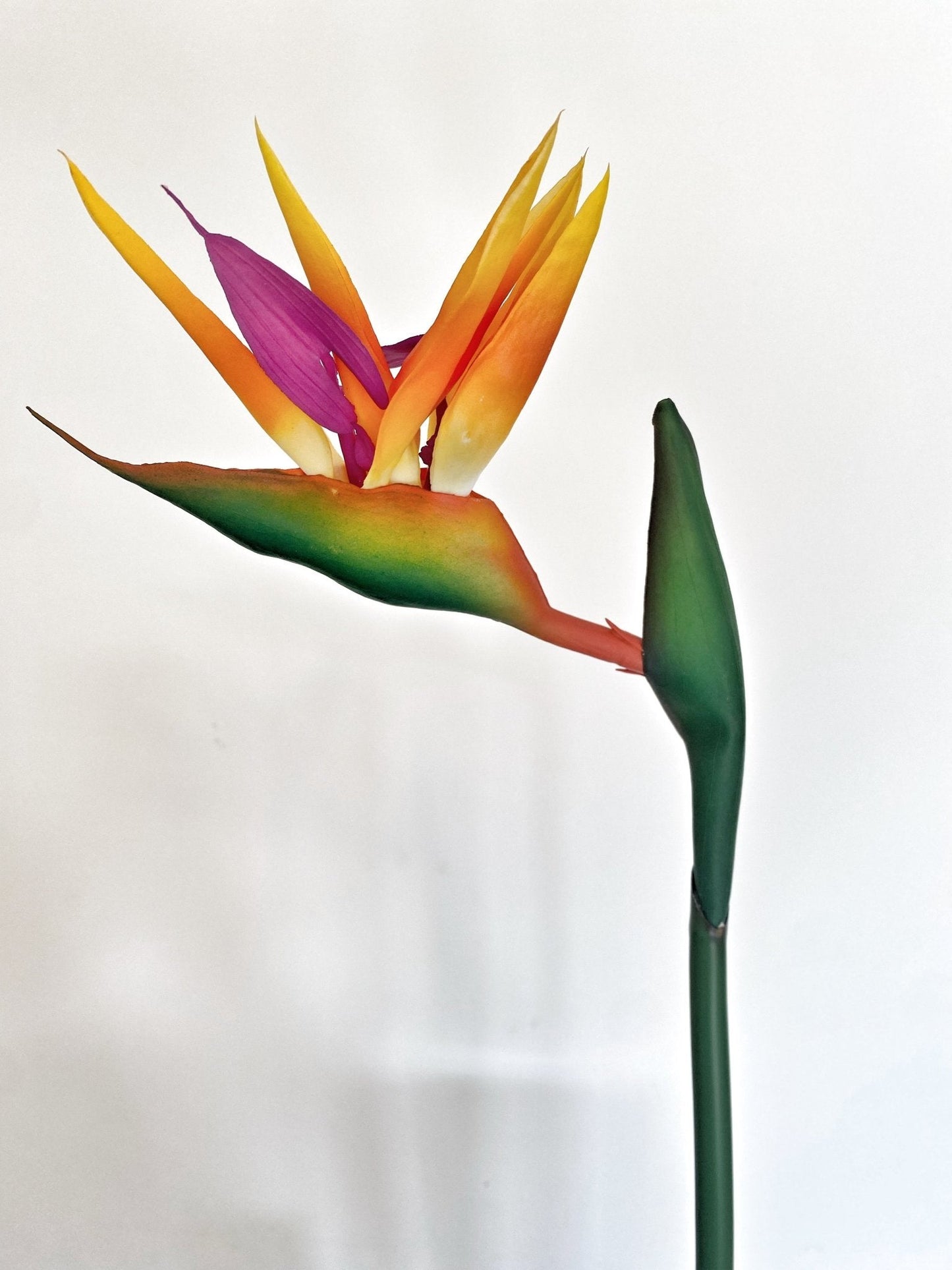 Artificial Birds of Paradise, 1x Flower. Tropical Flowers, Yellow Flowers, Artificial Flowers, Fake Birds of Paradise, Silk Spring Wedding Flowers