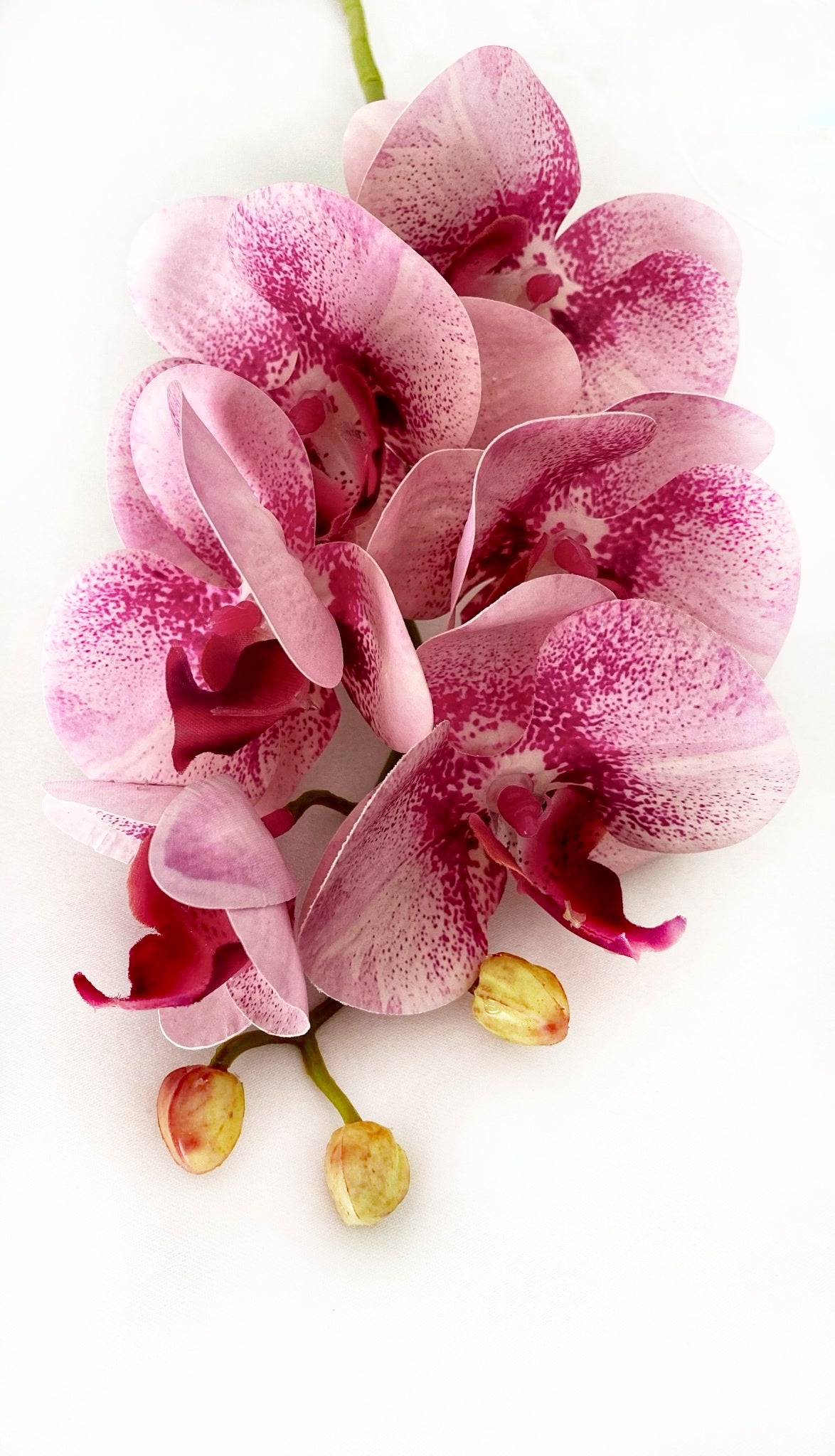 Artificial Orchid Flower, Pink Orchid Stem, Pink Flowers, Real Touch Orchids, Faux Orchid Artificial Flowers Gift for Her, Wedding Flowers, Home Decor