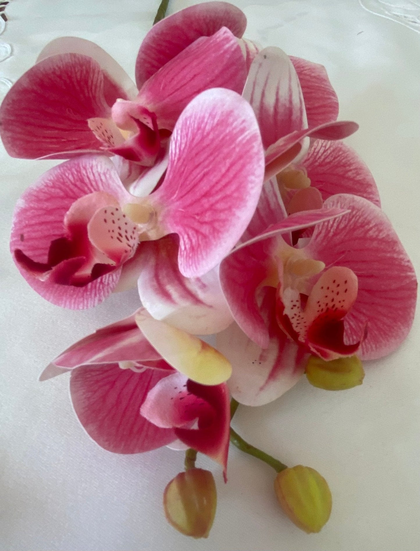 Artificial Orchid Flower Gift for Her, Real Touch Orchids, Pink Orchid Stem Phalaenopsis, Artificial Flowers Faux Orchid, Pink Flowers, Wedding