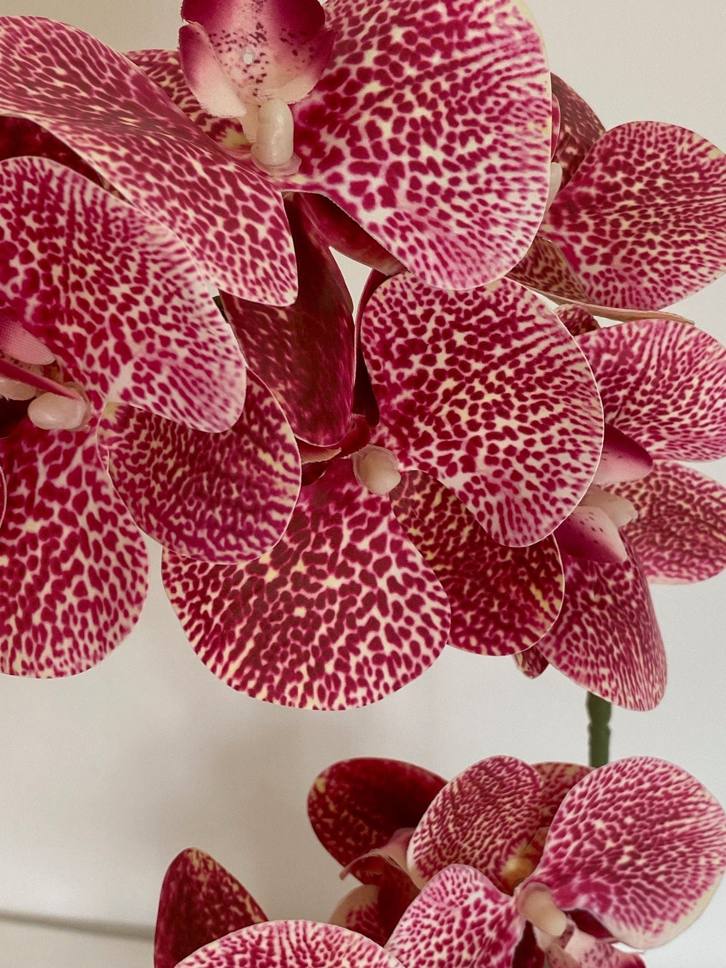 Artificial Orchid Plant, Gift for Her, Real Look Orchids, Spotted Pink Orchid Pot Plant, Phalaenopsis, Artificial Flowers, Faux Orchid