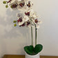 Artificial Orchid Plant, Gift for Her, Real Look Orchids, White Spotted Orchid Pot Plant, Phalaenopsis, Artificial Flowers, Faux Orchid