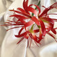 Artificial Red Spider Lilies, Faux Red Flowers, Fake Spider Lilies, Artificial Flowers, Silk Wedding Flowers, Red Flowers Gift for Her.