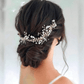 Bridal Headpiece, Bridal Tiara Headband, Bridal Wedding Hair Accessories -Crystal Diamante and Pearl