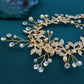 Bridal Headpiece, Bridal Tiara Headband, Bridal Wedding Hair Accessories -Crystal Diamante and Pearl