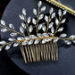 Bridal Wedding Hair Accessories Crystal Hair Comb in Silver or Gold Hair Vine Bridesmaid Prom Hair Accessory