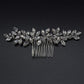 Bridal Wedding Hair Accessories Crystal Hair Comb / Vine Bridesmaid Hair Accessory Crystal Hair Piece Silver