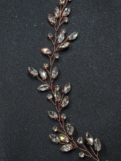 Bridal Wedding Hair Accessories Silver Crystal Hair Vine Wedding Tiara Bridesmaid's Hairpiece