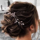 Bridal Wedding Hair Accessories Silver Crystal Hair Vine Wedding Tiara Bridesmaid's Hairpiece