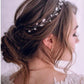 Bridal Wedding Hair Tiara Crystal Hair Vine Hair Piece Wedding Hair Accessories Bridesmaid Accessory Hair Jewellery in Silver BR2