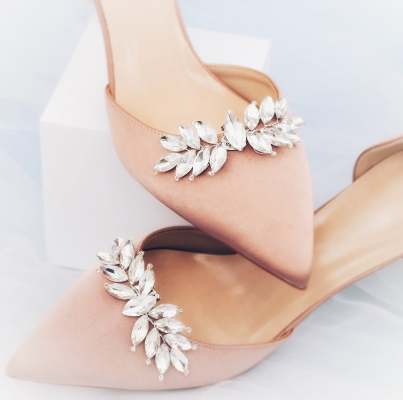 Crystal Diamante Wedding Shoe Clips, Bridal Shoe Clip, Wedding Shoes Accessories, Shoe Decoration