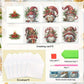 Diamond Art Christmas Cards Christmas Gonks 6pcs - DIY Diamond Art Kits