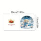 Diamond Art Christmas Cards 6pcs Snow Dogs - DIY Diamond Art Kits