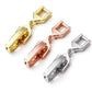 Extenders Fold Over Clasp for Extensions on Necklace and Bracelets 2cm and 2.5cm in Silver, Gold Rose Gold