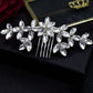 Flower Girl Crystal Hair Comb in Silver Hair Vine Bridesmaid Hair Accessory Wedding Hair Prom Accessory S477