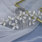 Flower Girl Crystal Hair Comb in Silver Hair Vine Bridesmaid Hair Accessory Wedding Hair Prom Accessory S477