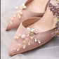Wedding Shoe Clips, Bridal Shoe Clip, Pearl and Crystal Wedding Shoe Accessories Shoe Decoration X23